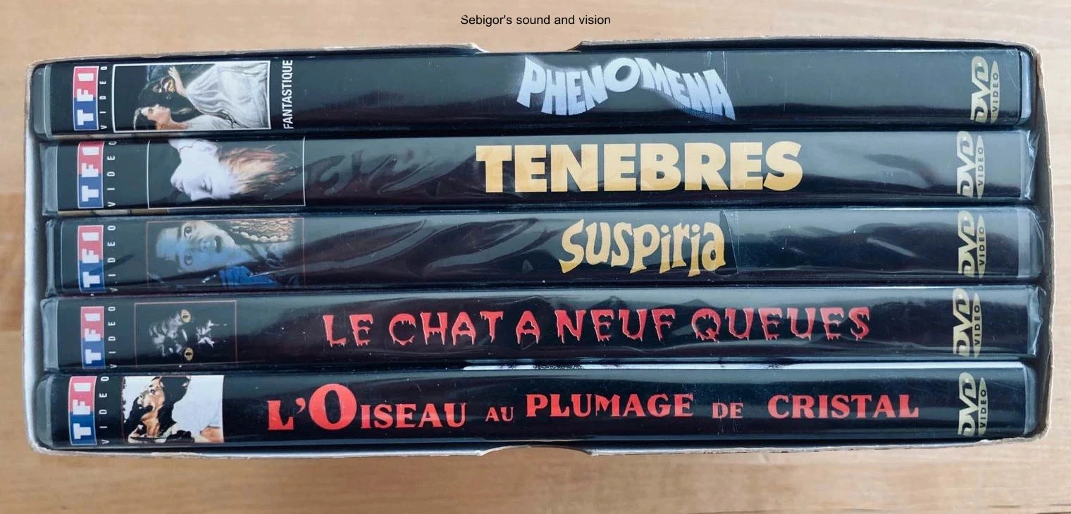 Coffret 5 DVD Dario Argento. – photo 2